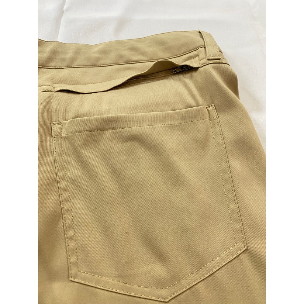 Brooks Brothers Mens 36x32 Performance 5-Pocket Pants Khaki Tan Stretch Straight - Picture 9 of 16